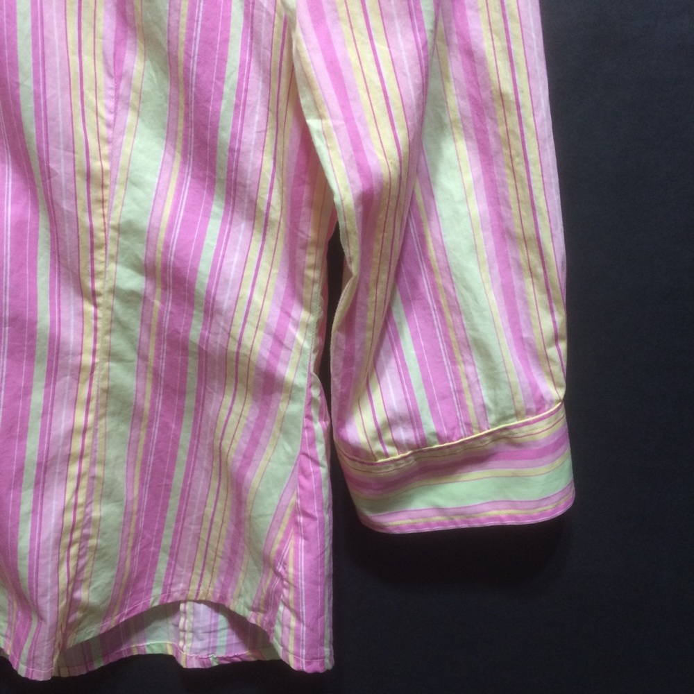Lilly Pulitzer Shirt Sz 4 Button Down Career - Picture 7 of 8